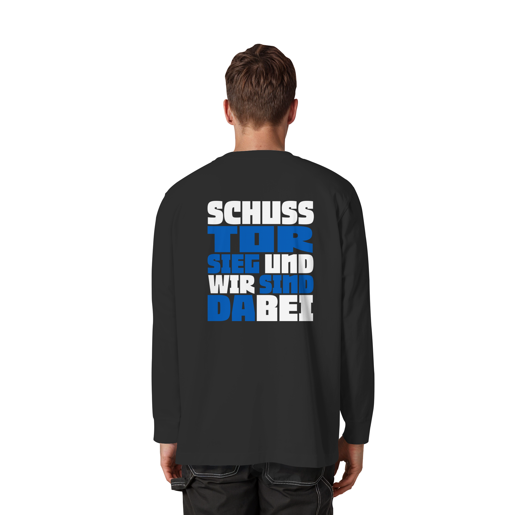 Schuss Tor Sieg - Organic Heavy Oversized Longsleeve T-Shirt