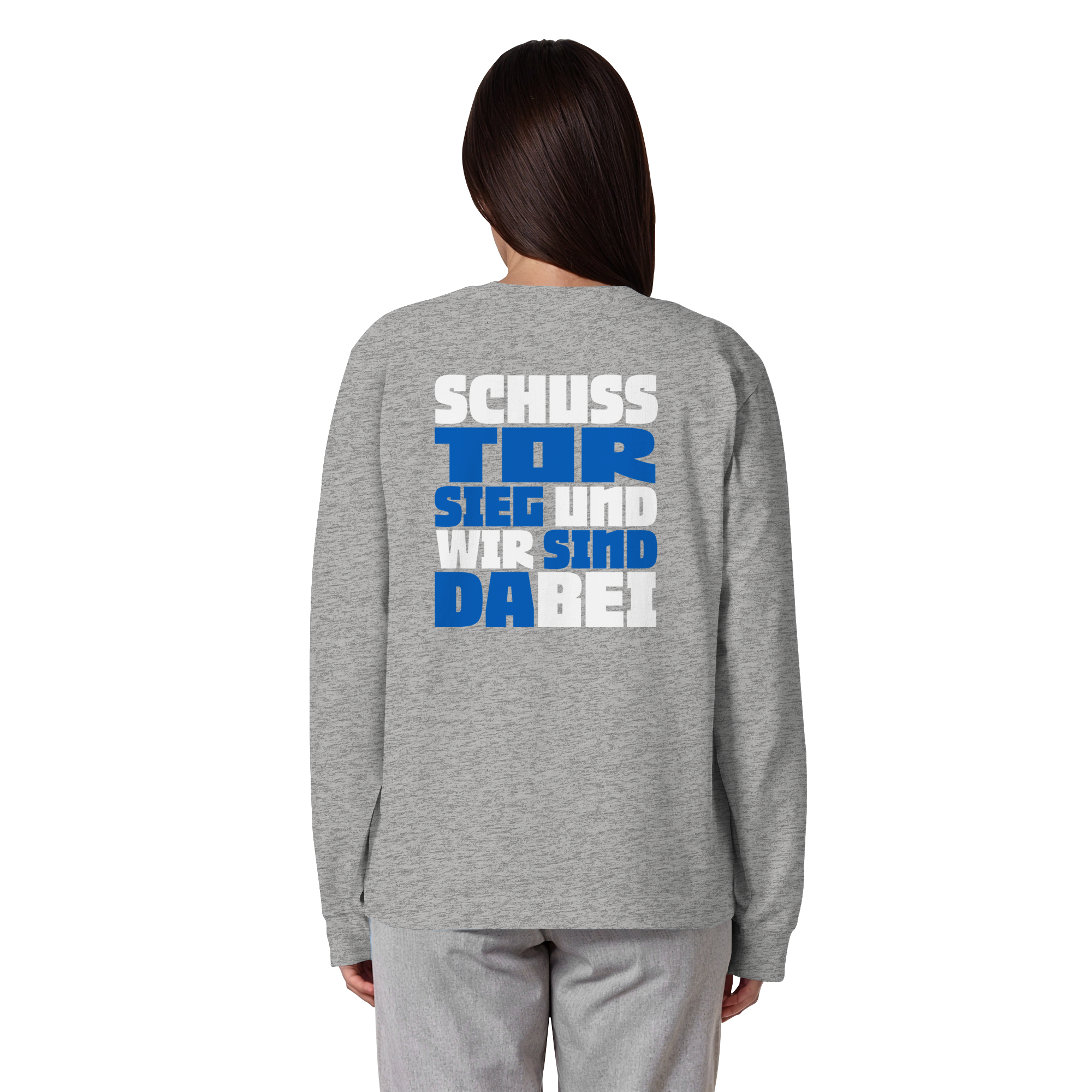 Schuss Tor Sieg - Organic Heavy Oversized Longsleeve T-Shirt