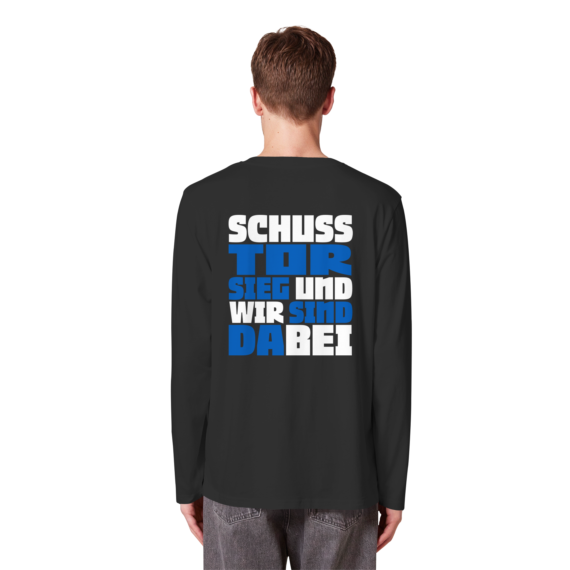Schuss Tor Sieg - Organic Longsleeve T-Shirt