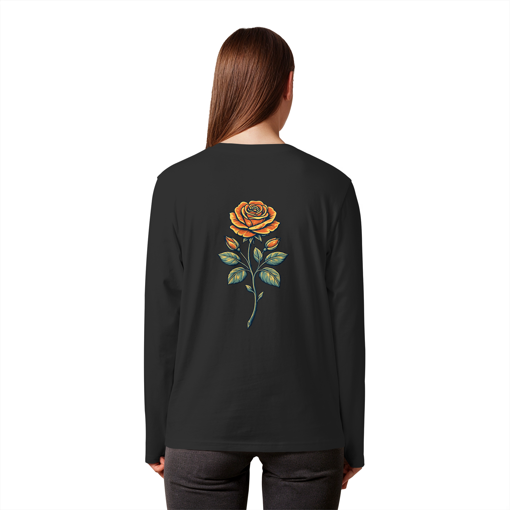 Shirtlin Rose - Organic Longsleeve T-Shirt