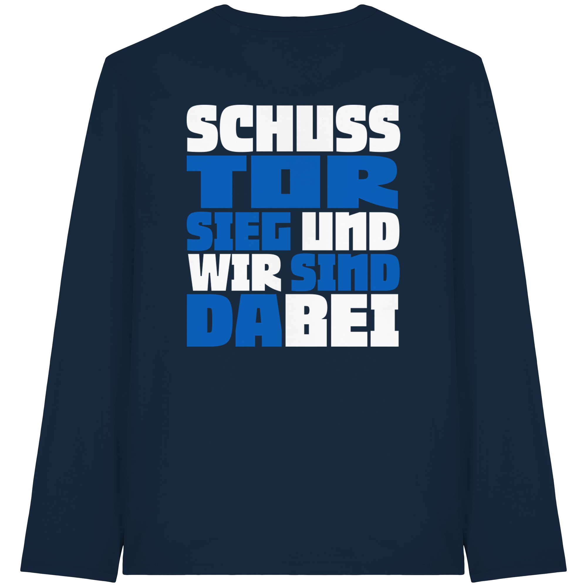 Schuss Tor Sieg - Organic Longsleeve T-Shirt