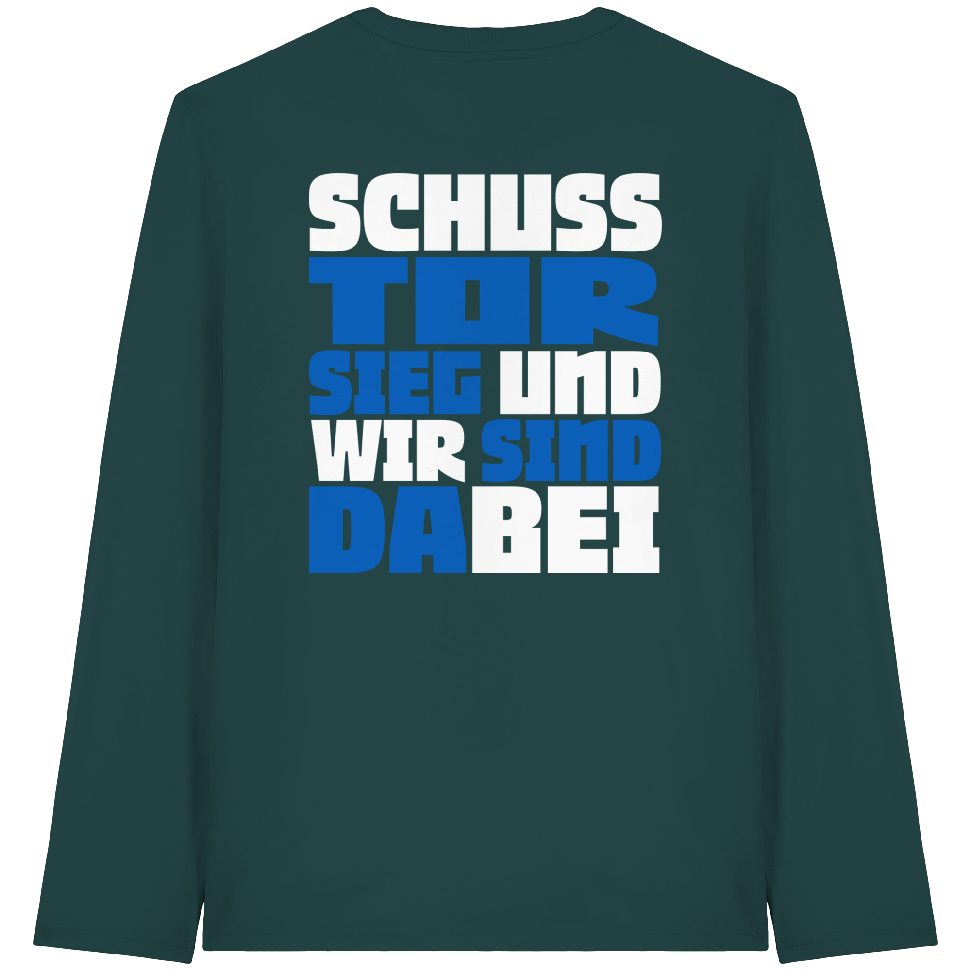 Schuss Tor Sieg - Organic Longsleeve T-Shirt