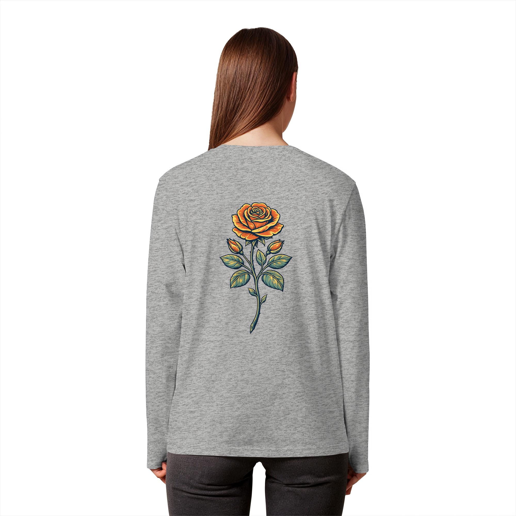 Shirtlin Rose - Organic Longsleeve T-Shirt
