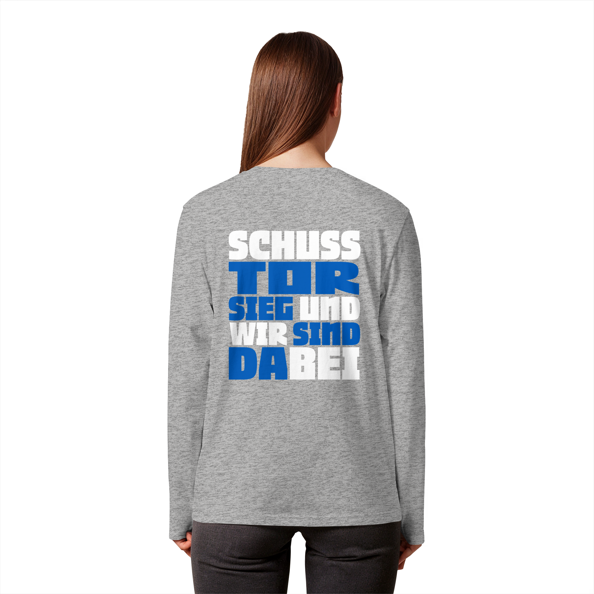 Schuss Tor Sieg - Organic Longsleeve T-Shirt