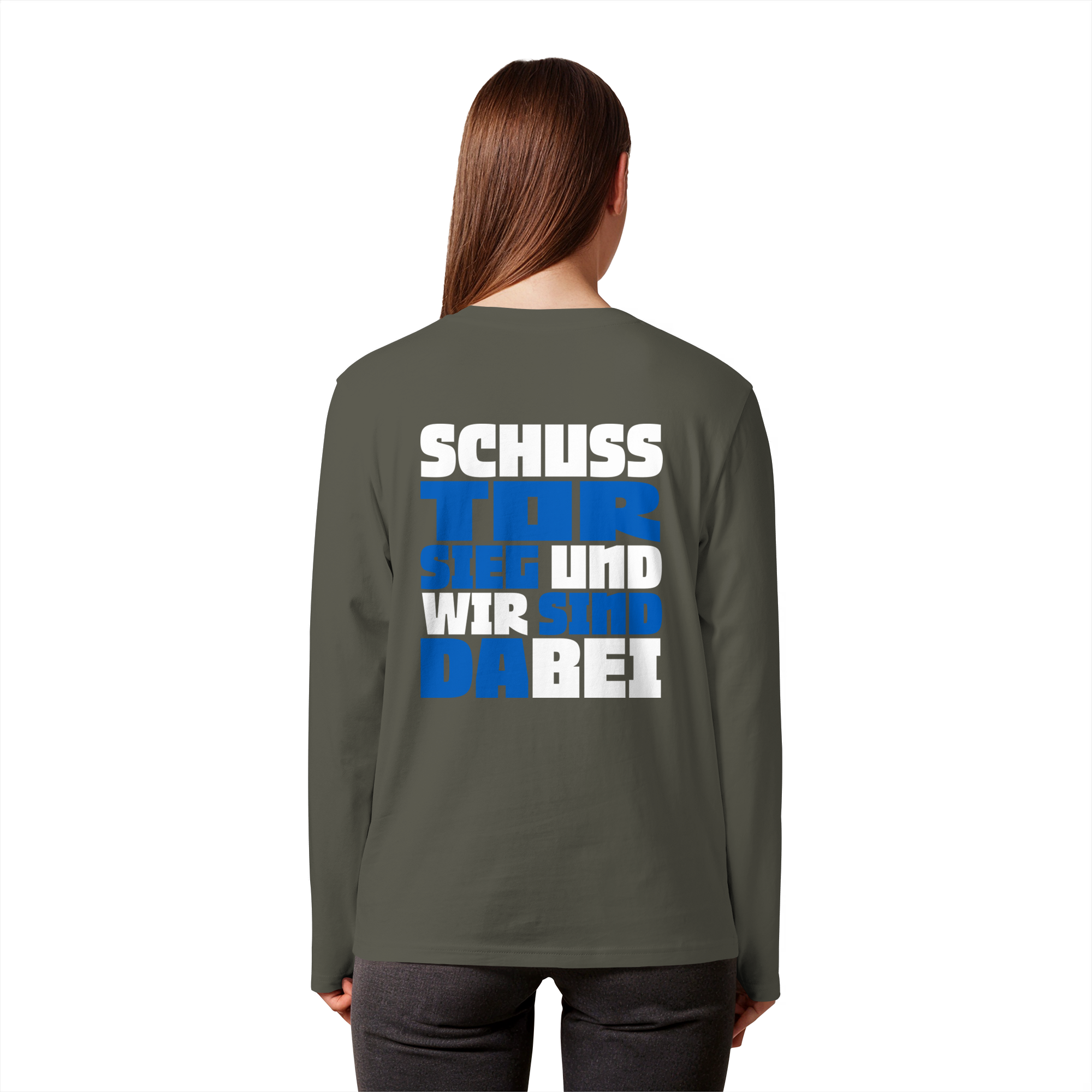 Schuss Tor Sieg - Organic Longsleeve T-Shirt