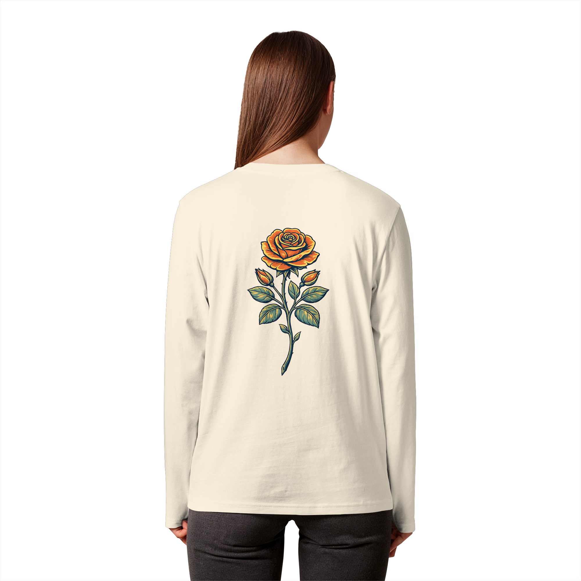 Shirtlin Rose - Organic Longsleeve T-Shirt