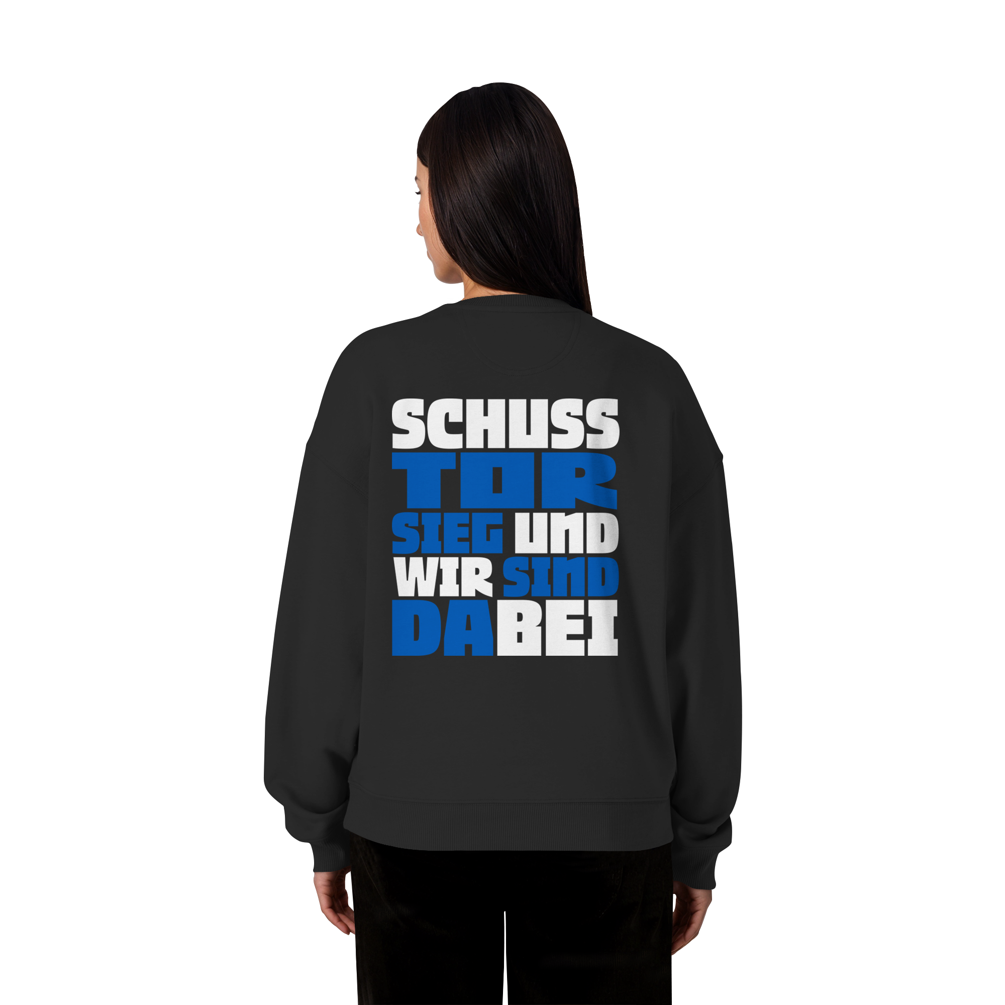 Schuss Tor Sieg - Organic Oversize Sweatshirt