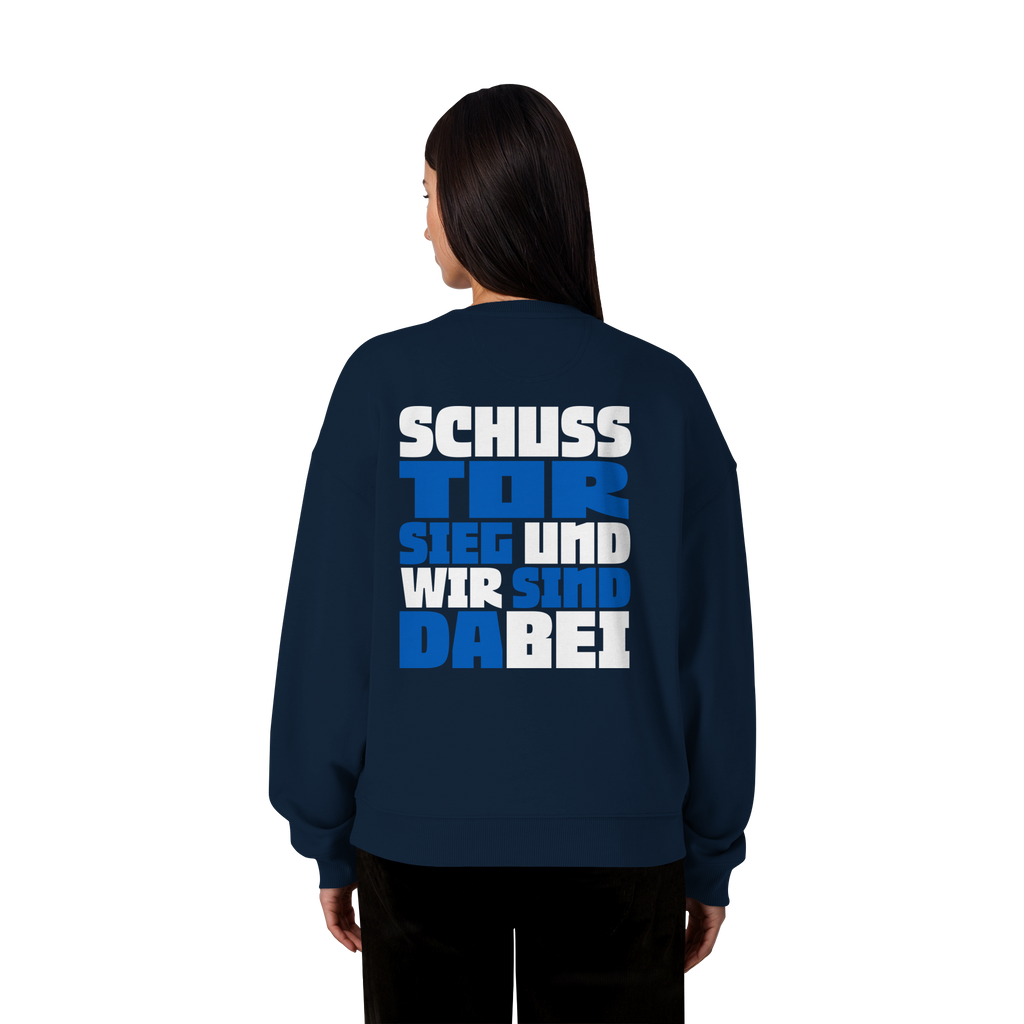 Schuss Tor Sieg - Organic Oversize Sweatshirt