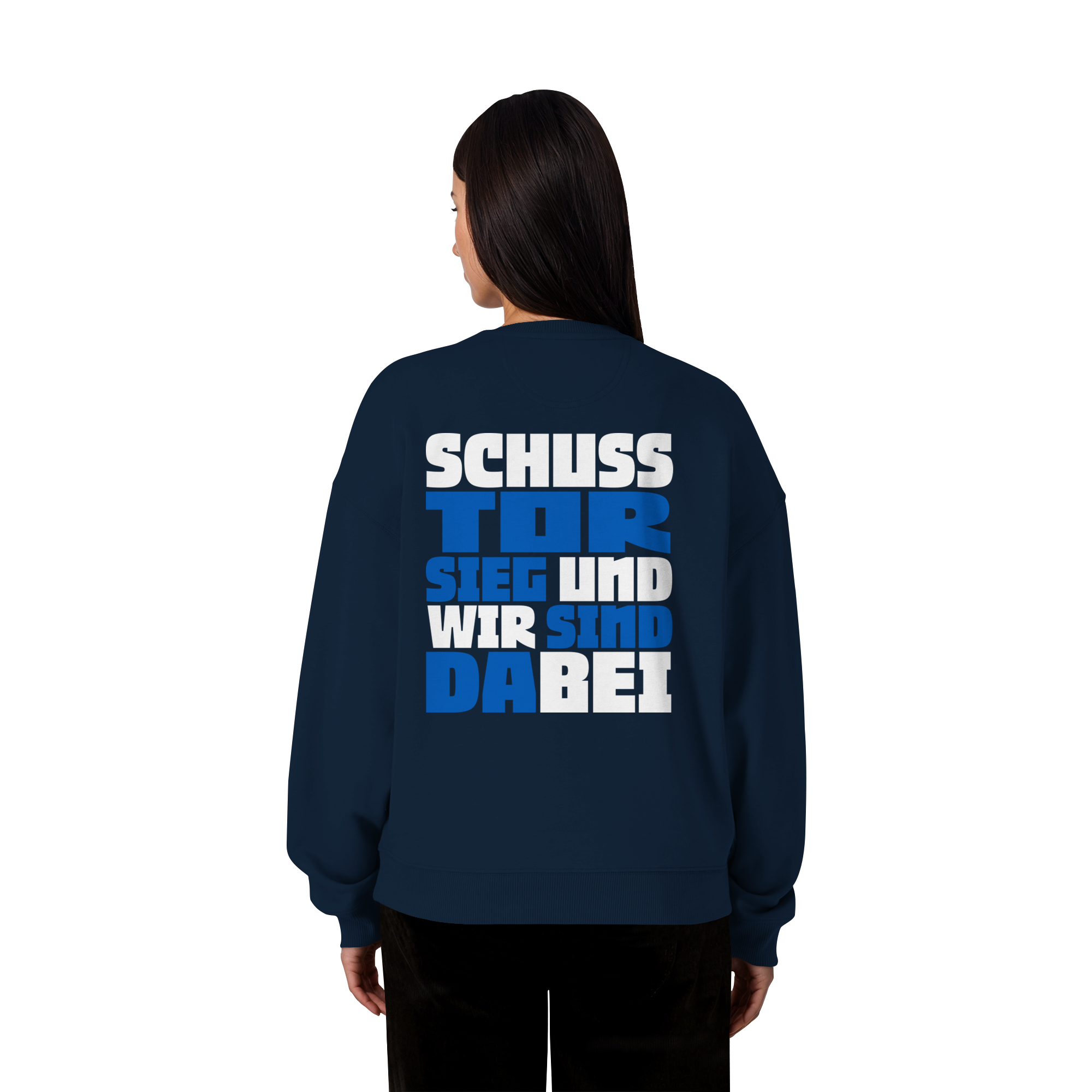 Schuss Tor Sieg - Organic Oversize Sweatshirt