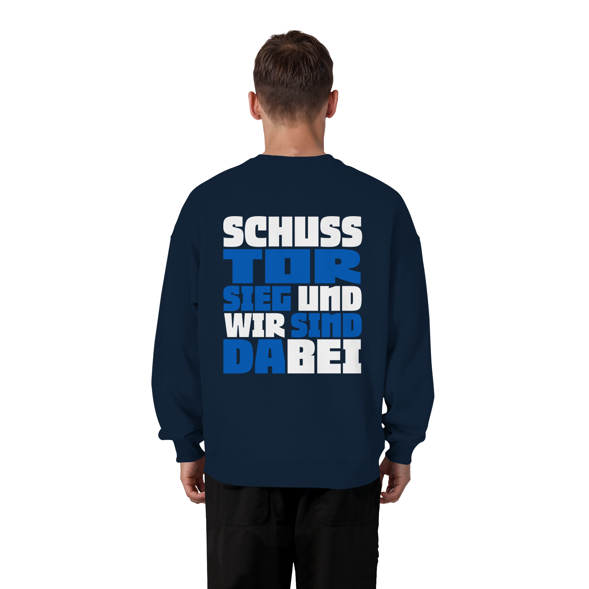 Schuss Tor Sieg - Organic Oversize Sweatshirt