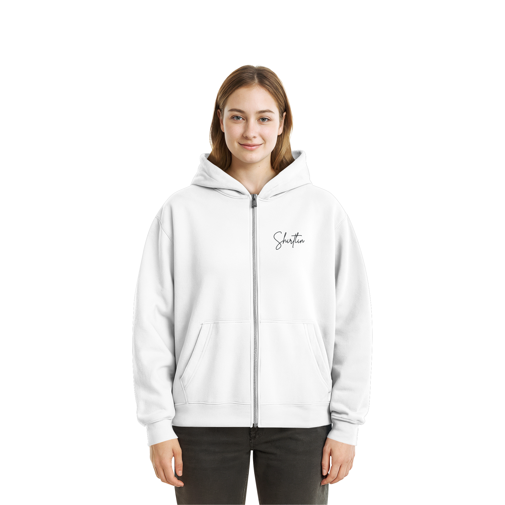 Shirtlin - Fluffy Boxcut Zipper