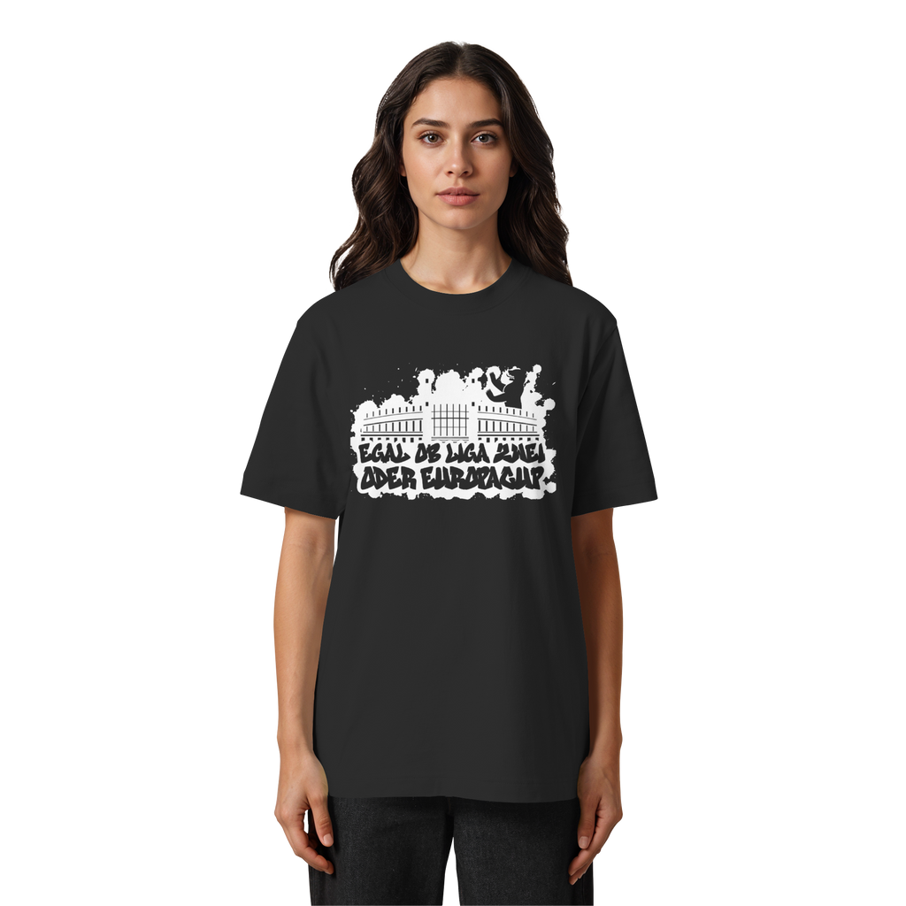 Egal ob Liga Zwei - Heavy Oversized Organic Shirt