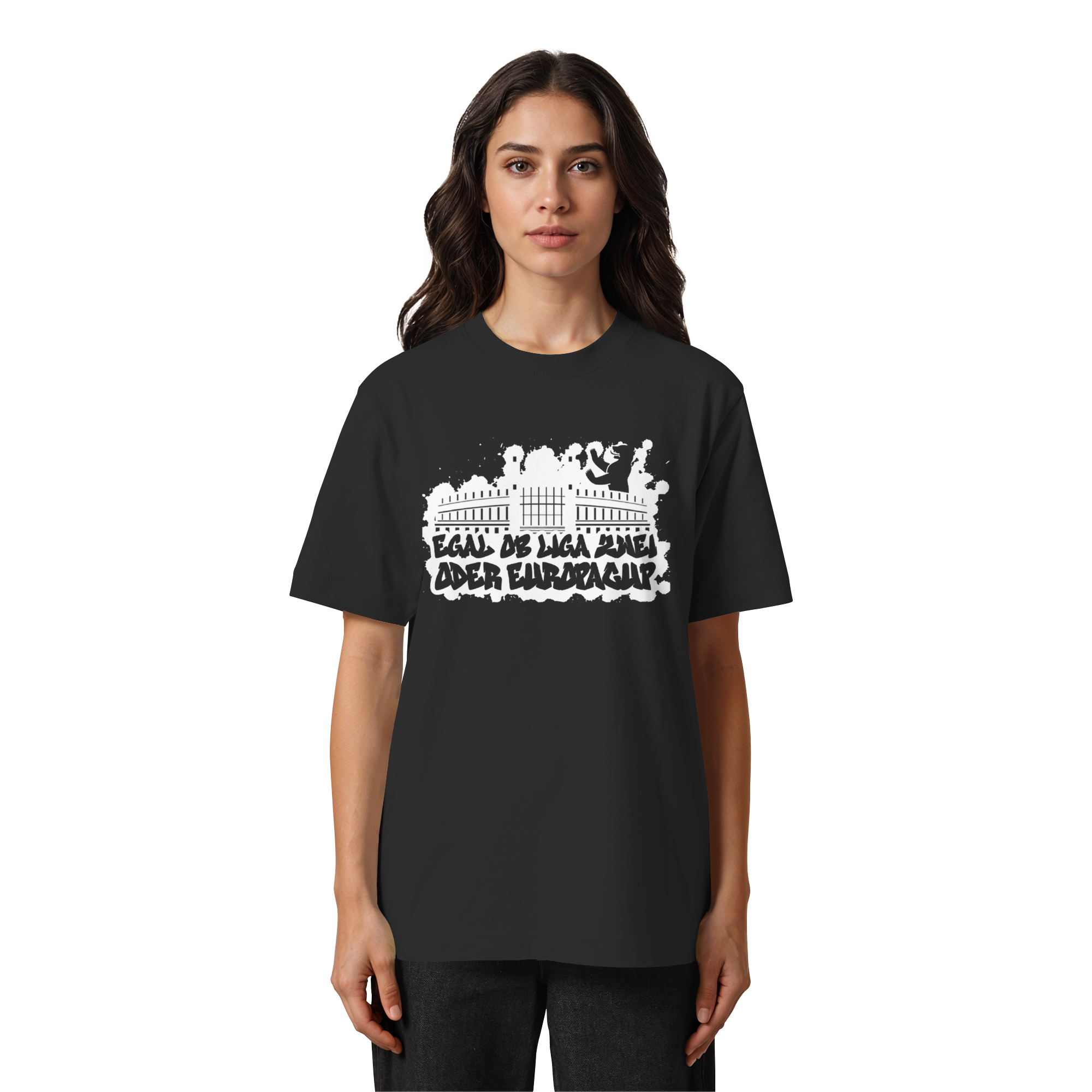 Egal ob Liga Zwei - Heavy Oversized Organic Shirt