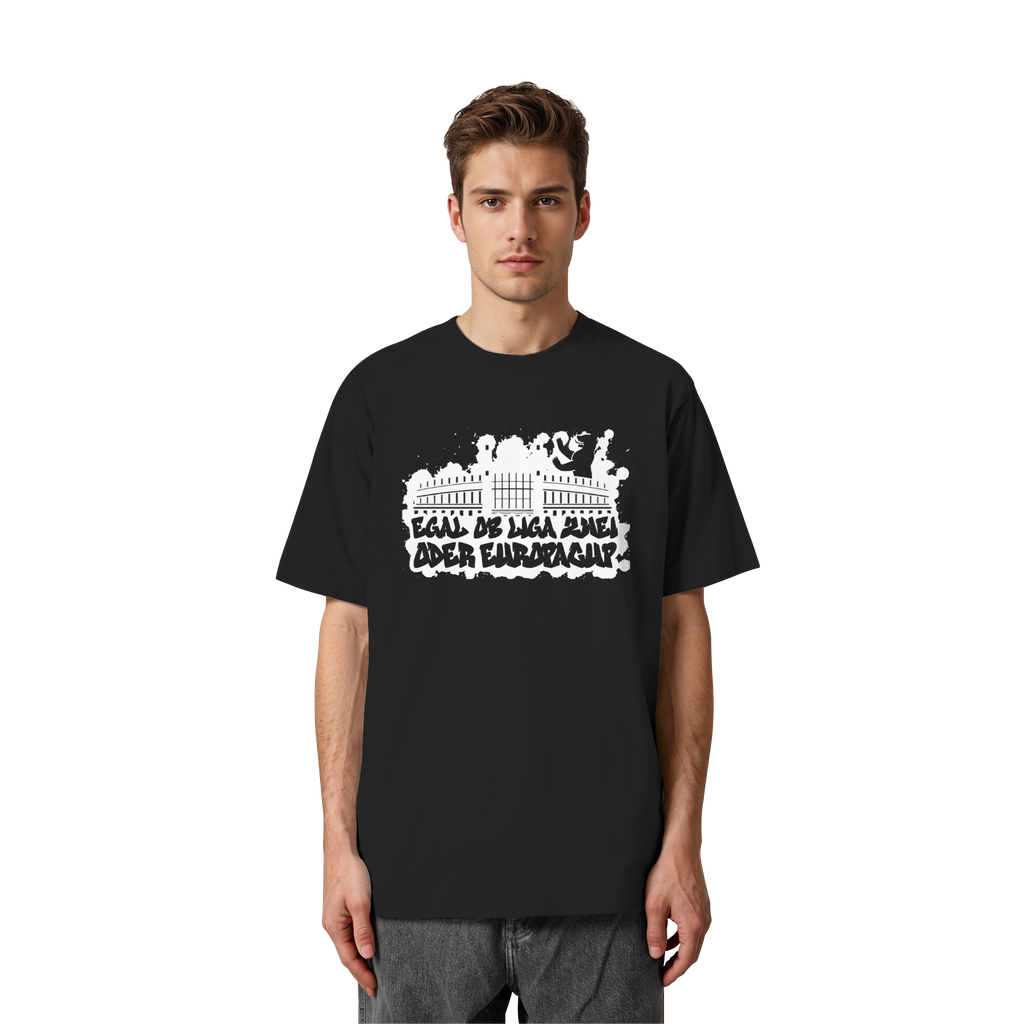 Egal ob Liga Zwei - Heavy Oversized Organic Shirt