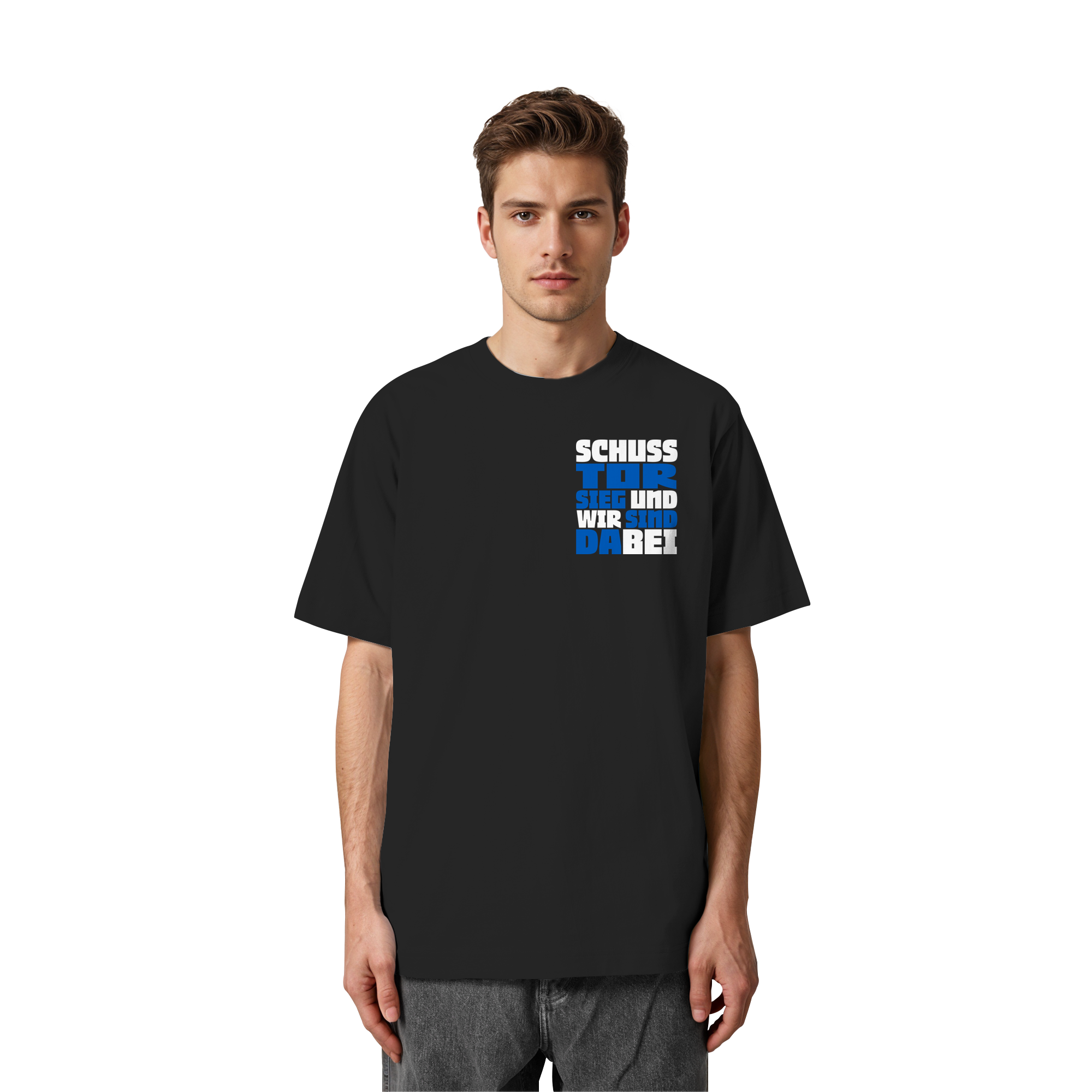 Schuss Tor Sieg - Heavy Oversized Organic Shirt