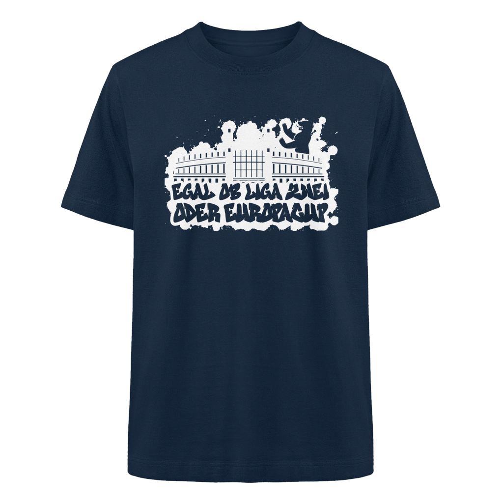 Egal ob Liga Zwei - Heavy Oversized Organic Shirt