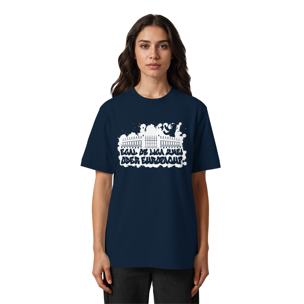 Egal ob Liga Zwei - Heavy Oversized Organic Shirt