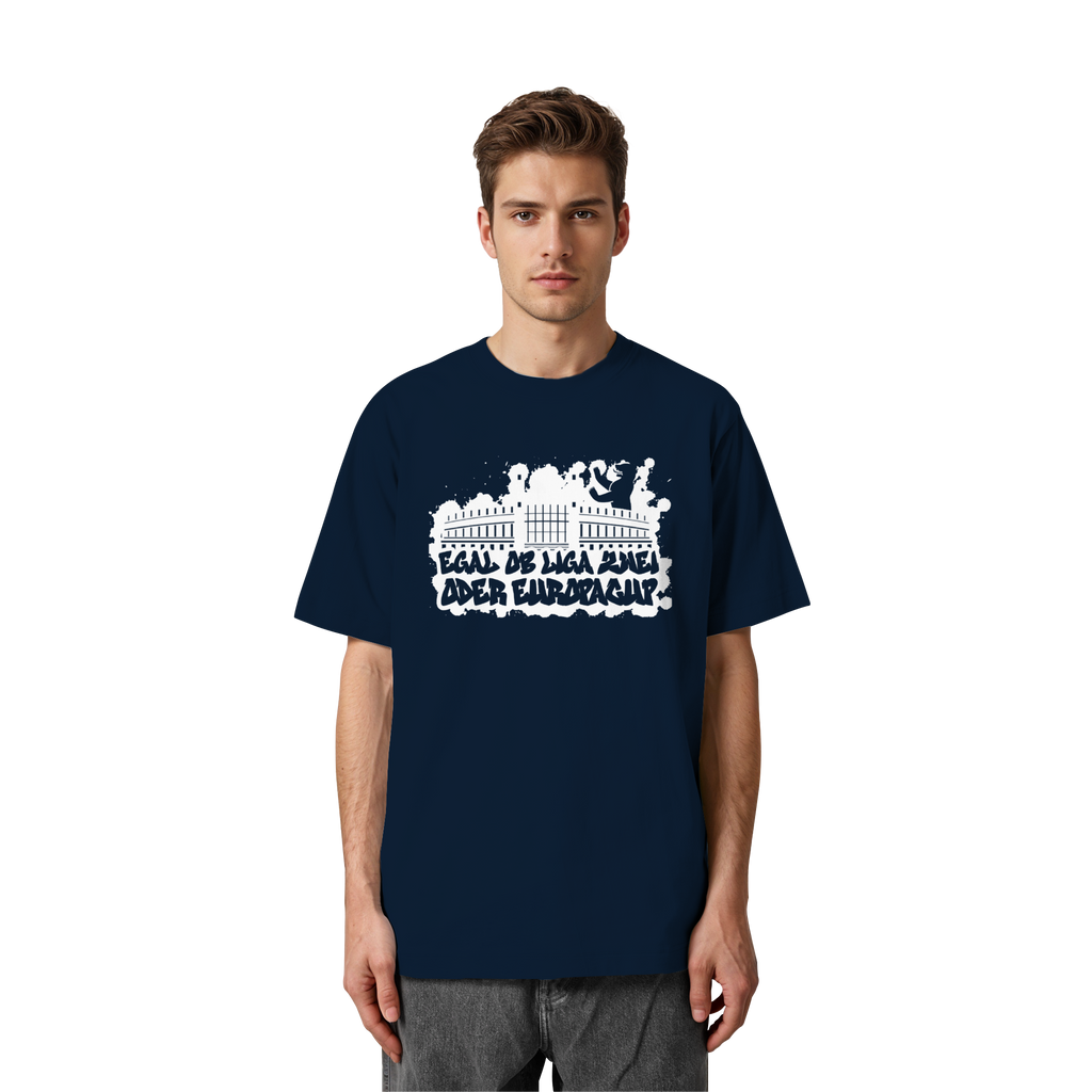 Egal ob Liga Zwei - Heavy Oversized Organic Shirt