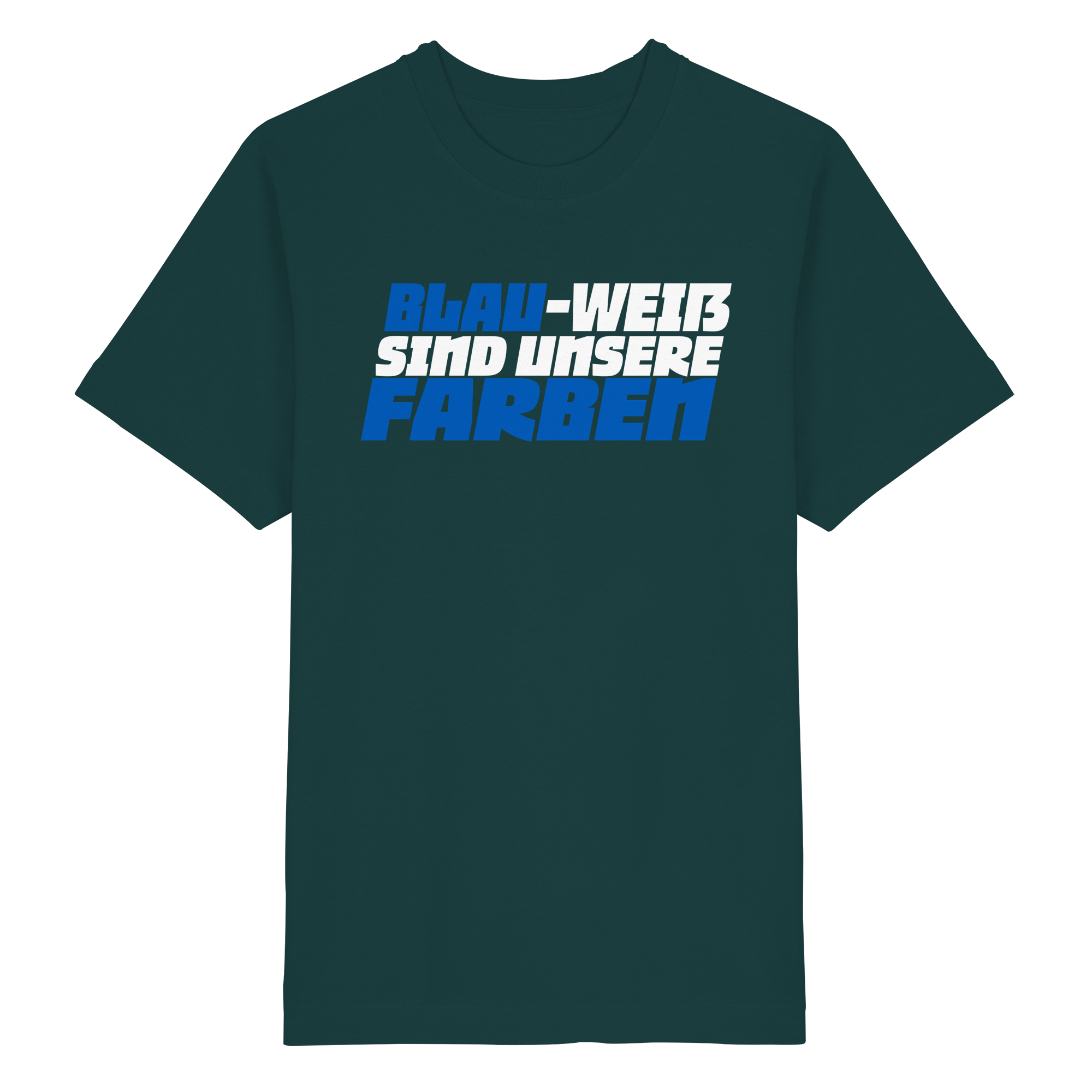 Blau-Weiß sind unsere Farbe - Heavy Oversized Organic Shirt