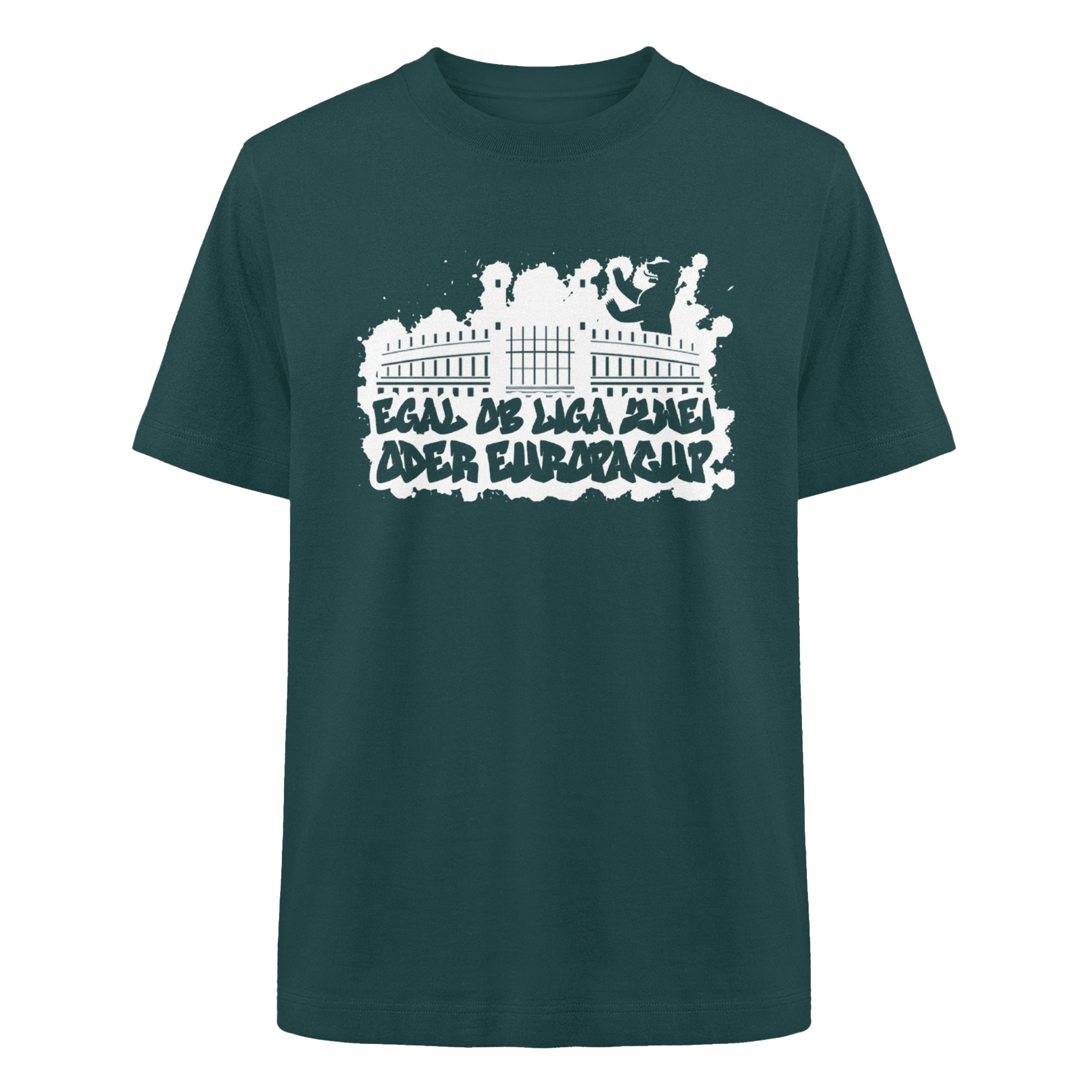 Egal ob Liga Zwei - Heavy Oversized Organic Shirt