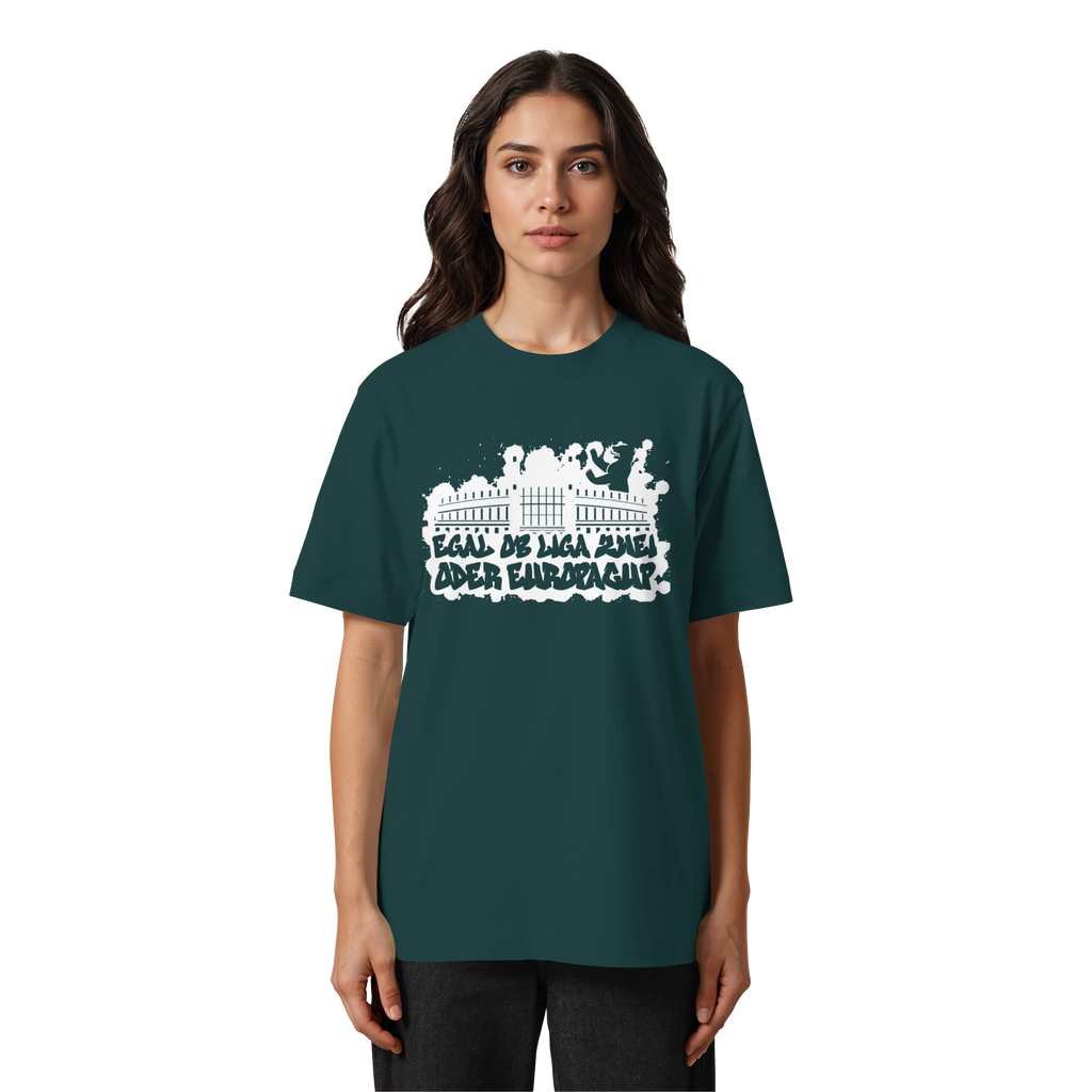 Egal ob Liga Zwei - Heavy Oversized Organic Shirt