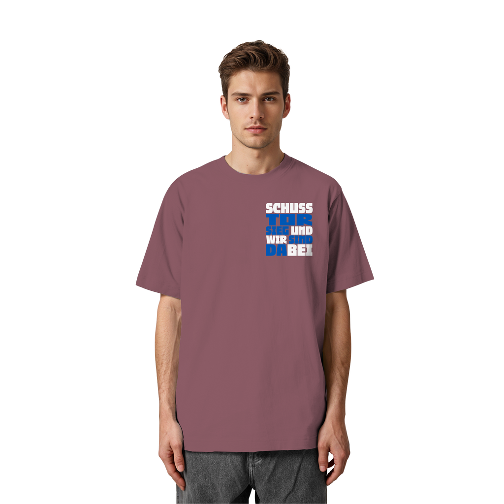 Schuss Tor Sieg - Heavy Oversized Organic Shirt