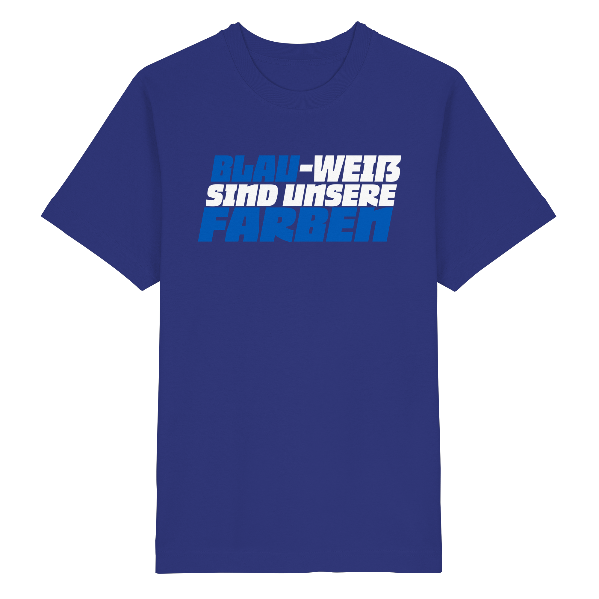 Blau-Weiß sind unsere Farbe - Heavy Oversized Organic Shirt