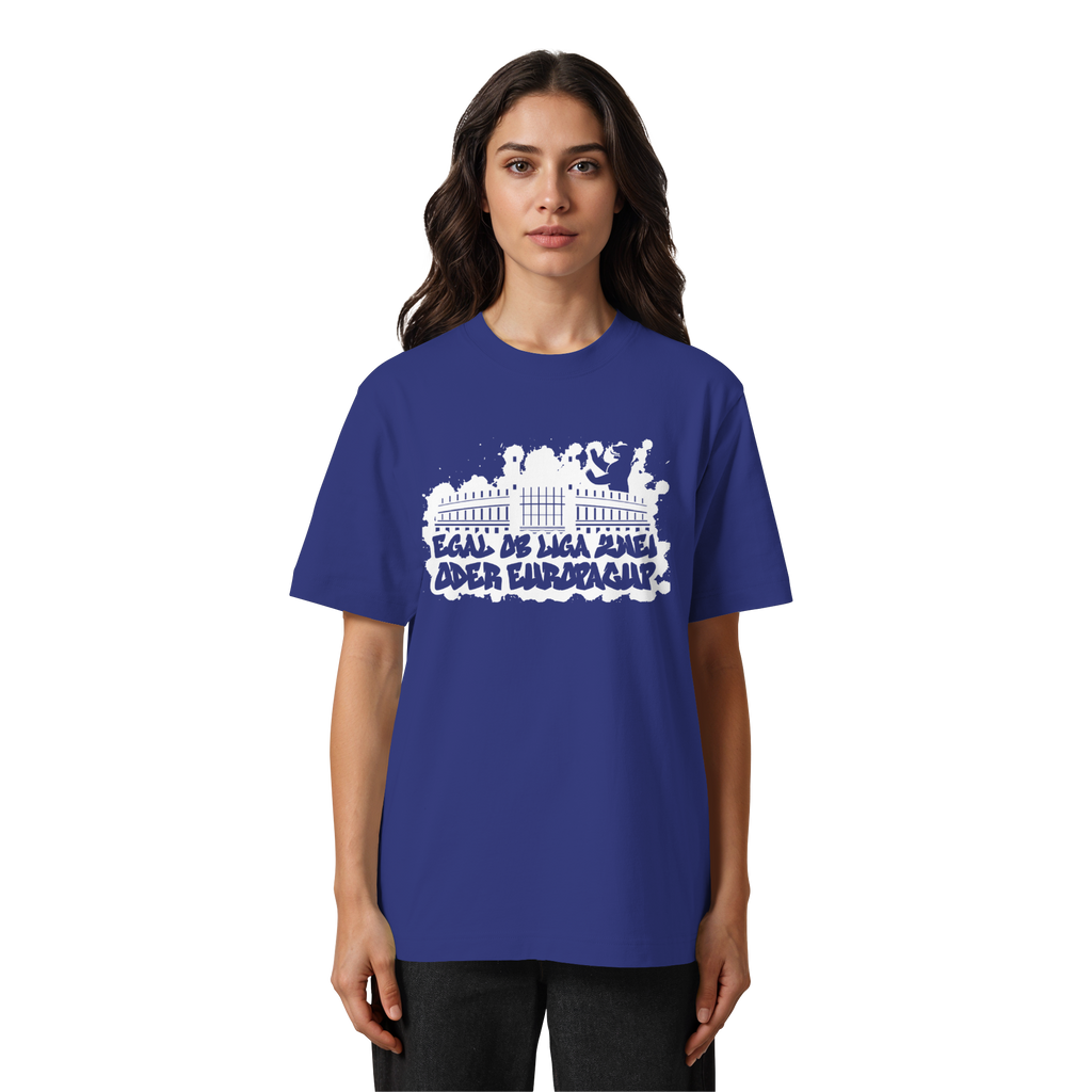 Egal ob Liga Zwei - Heavy Oversized Organic Shirt