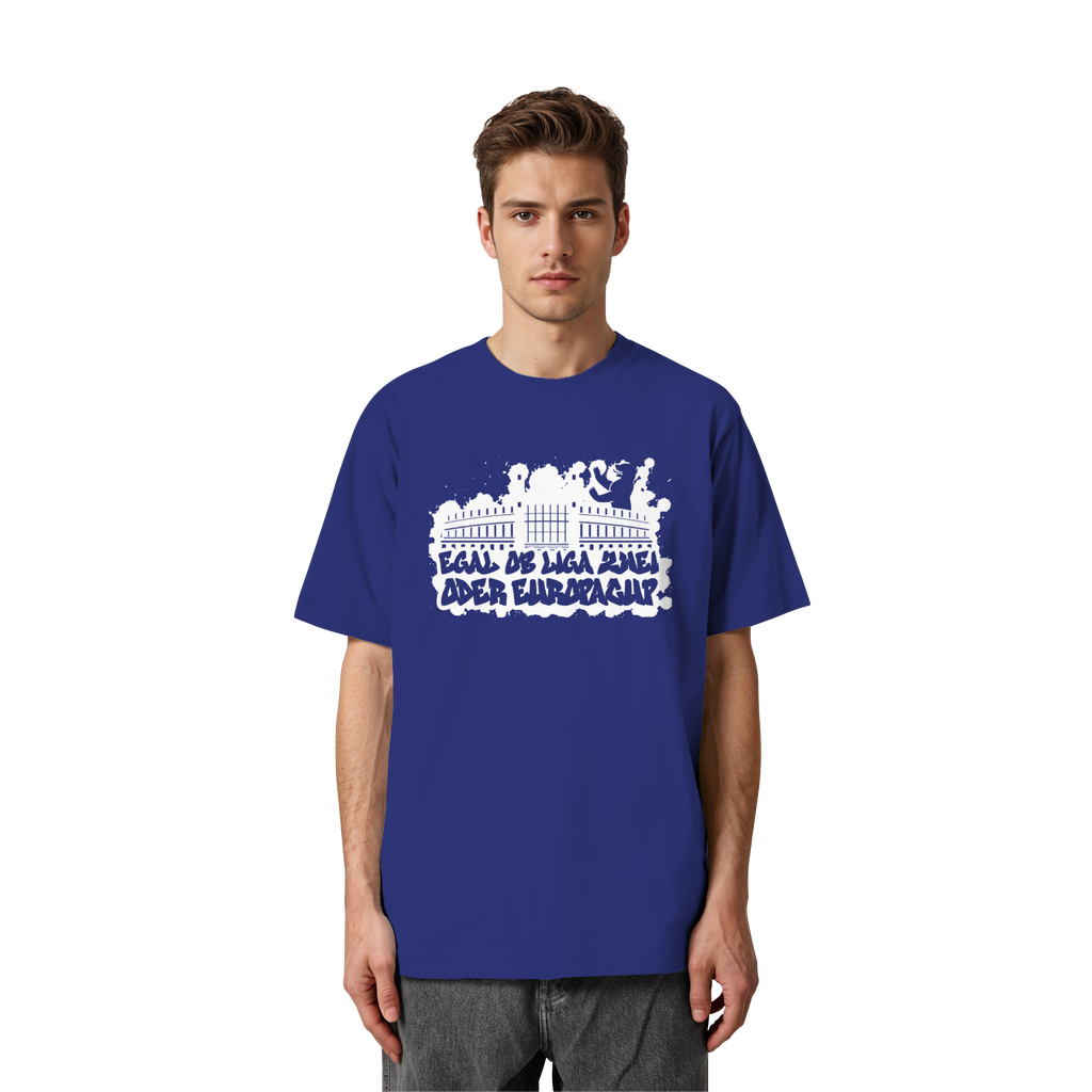 Egal ob Liga Zwei - Heavy Oversized Organic Shirt