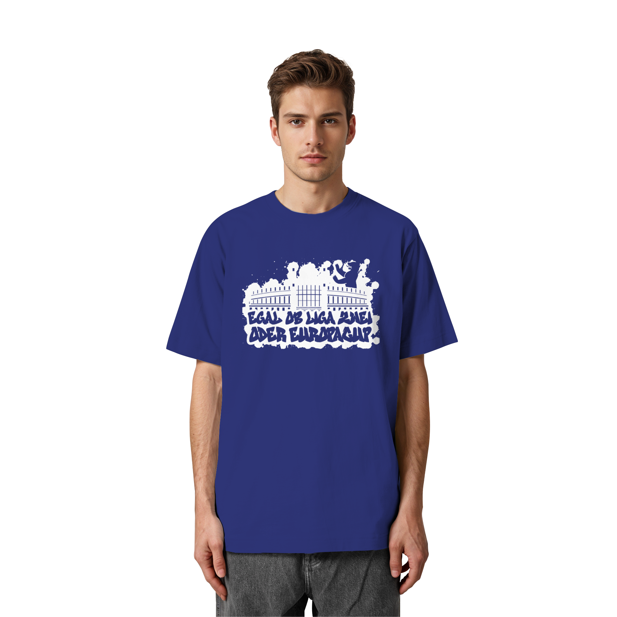 Egal ob Liga Zwei - Heavy Oversized Organic Shirt