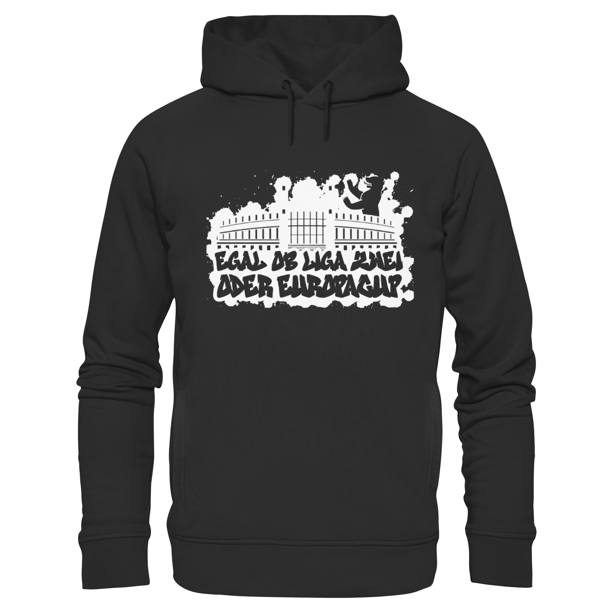 Egal ob Liga Zwei - Organic Fashion Hoodie