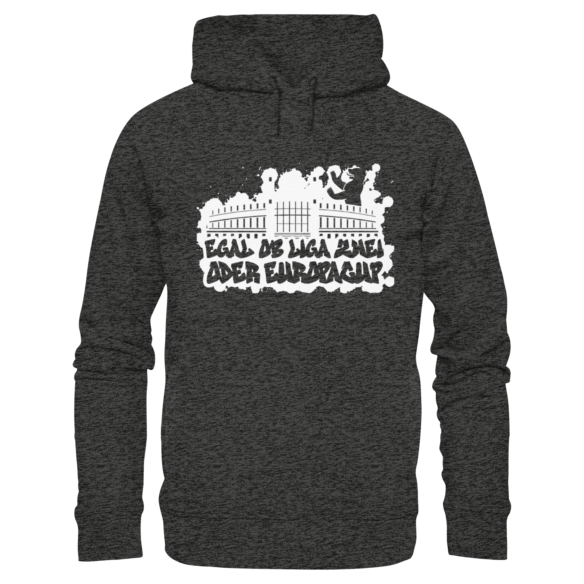 Egal ob Liga Zwei - Organic Fashion Hoodie