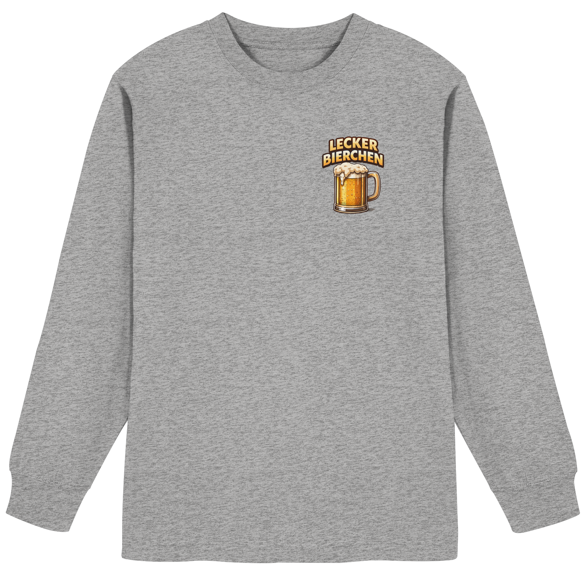 Lecker Bierchen - Organic Heavy Oversized Longsleeve T-Shirt