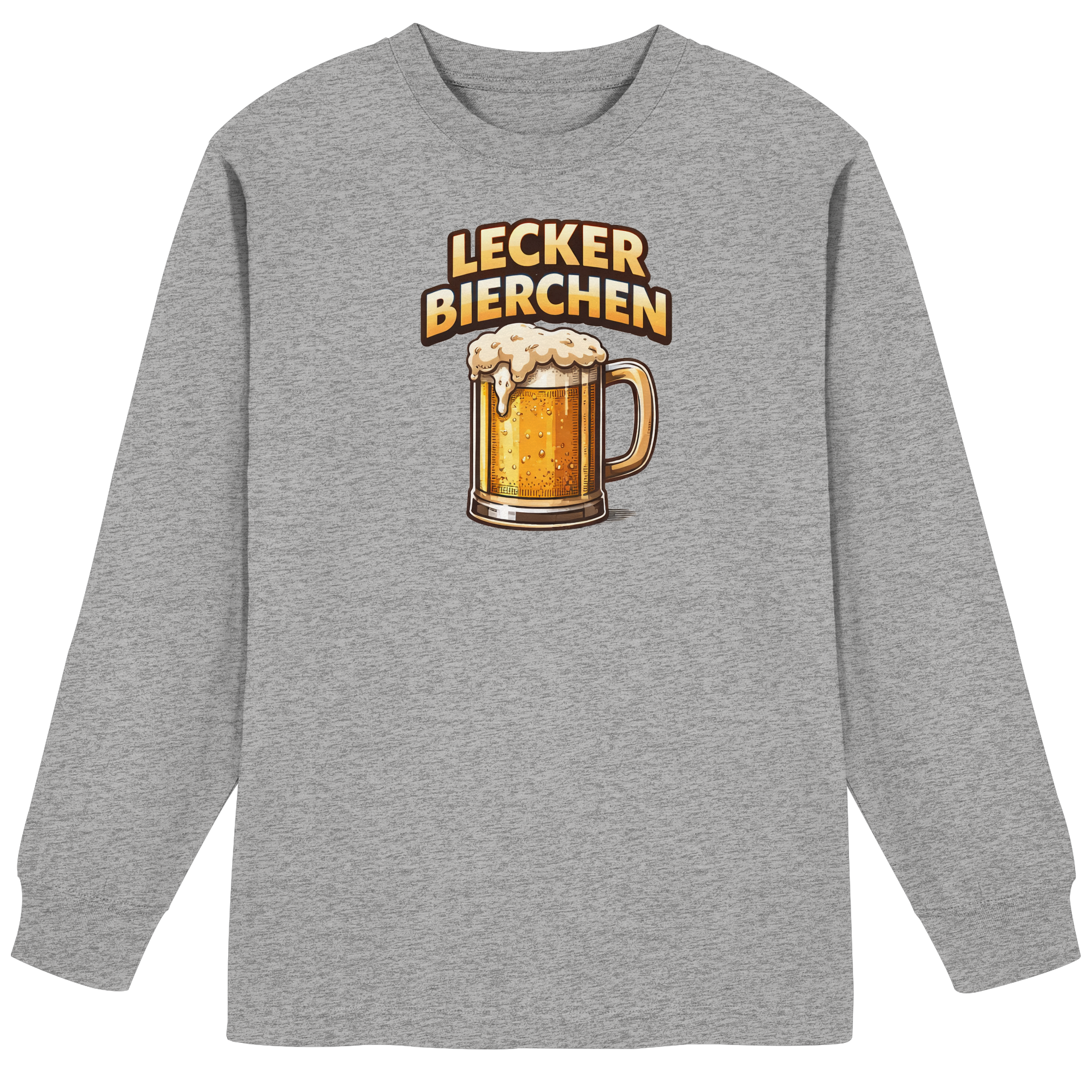 Lecker Bierchen - Organic Heavy Oversized Longsleeve T-Shirt