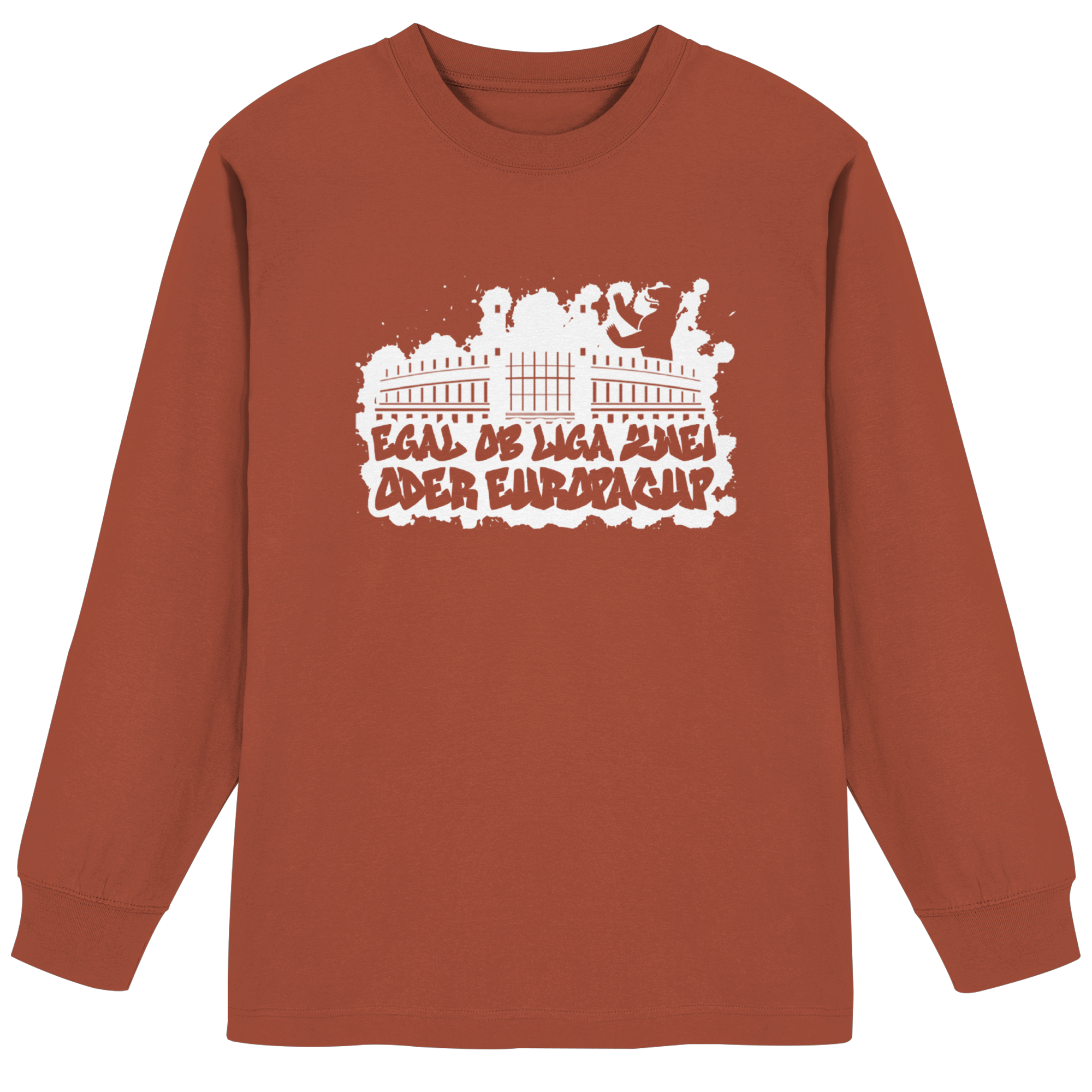 Egal ob Liga Zwei - Organic Heavy Oversized Longsleeve T-Shirt