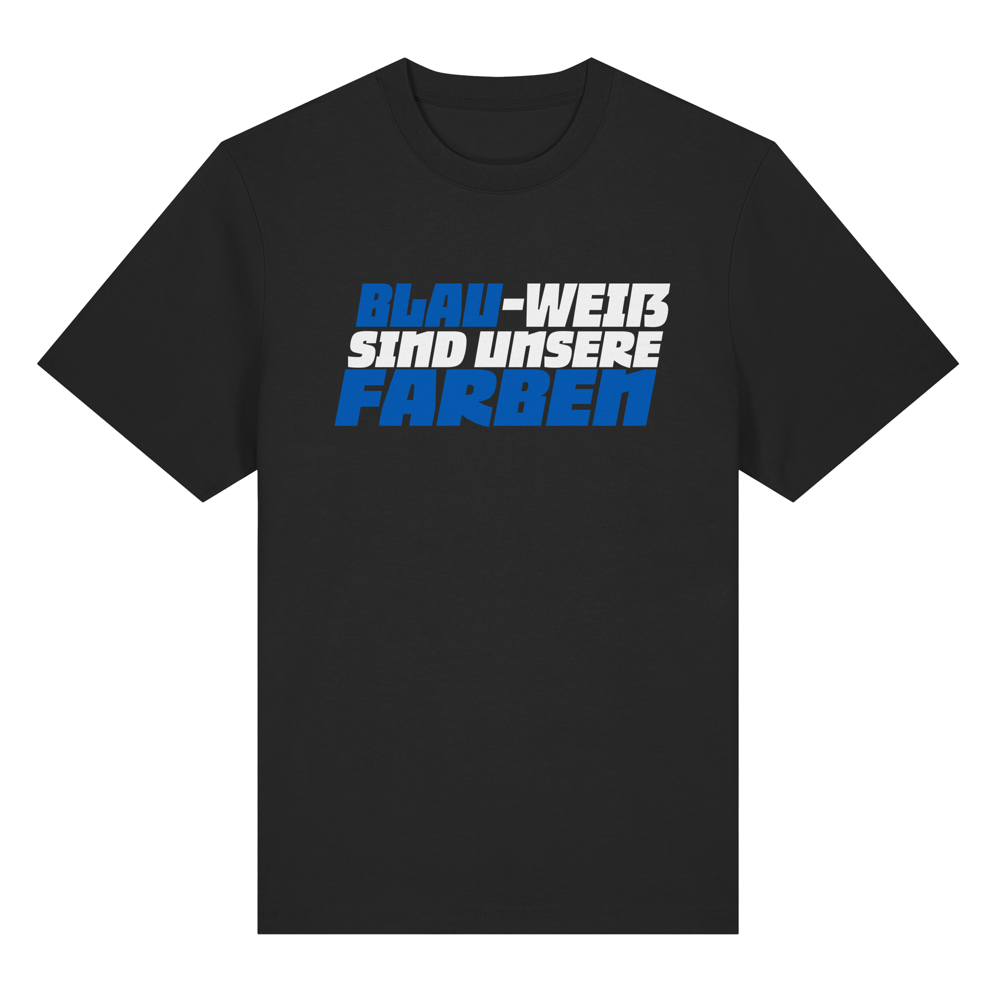 Blau-Weiß sind unsere Farbe - Organic Heavy T-Shirt