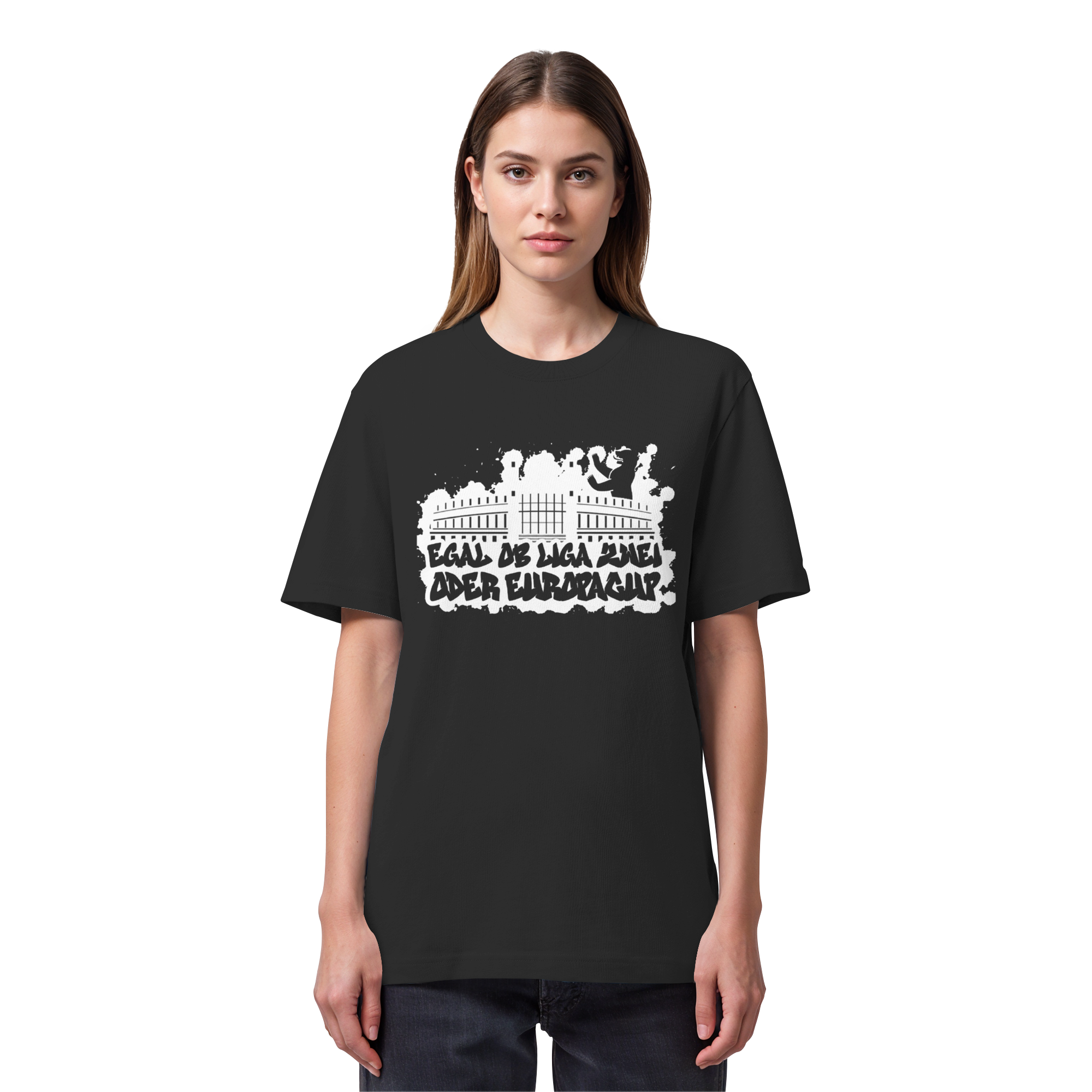 Egal ob Liga Zwei - Organic Heavy T-Shirt