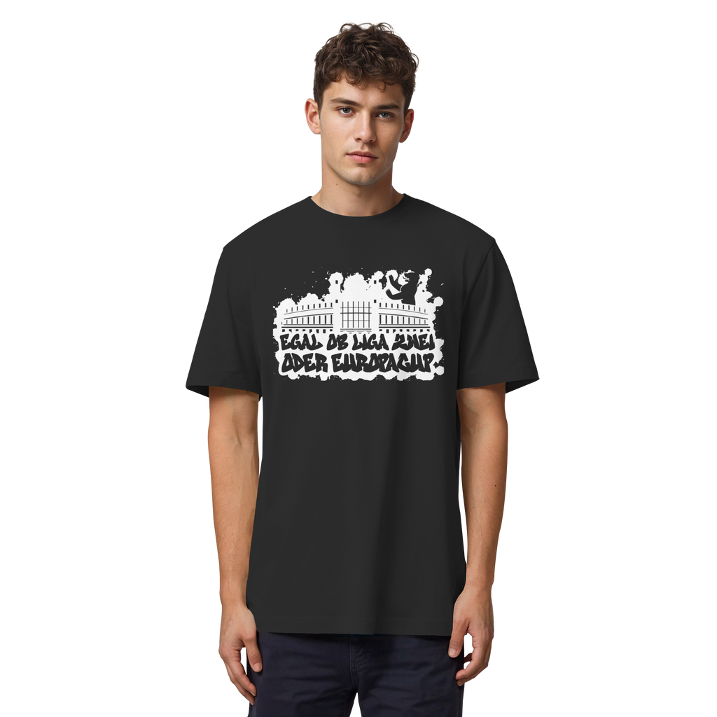 Egal ob Liga Zwei - Organic Heavy T-Shirt