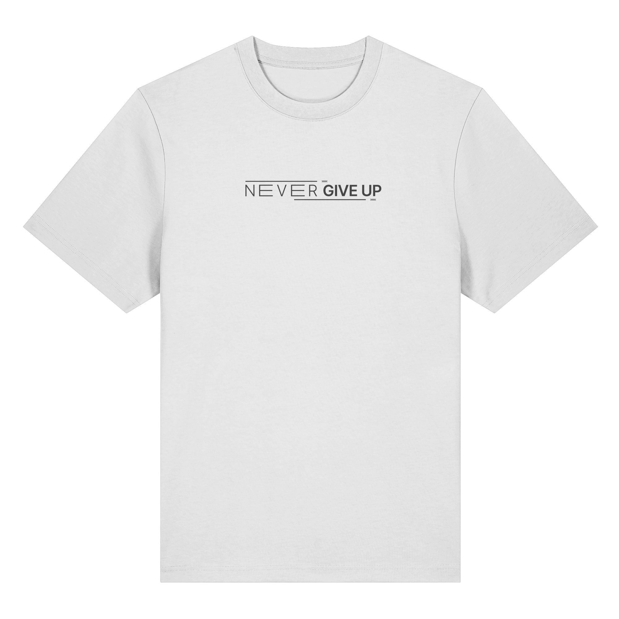 Never give up - Organic Heavy T-Shirt