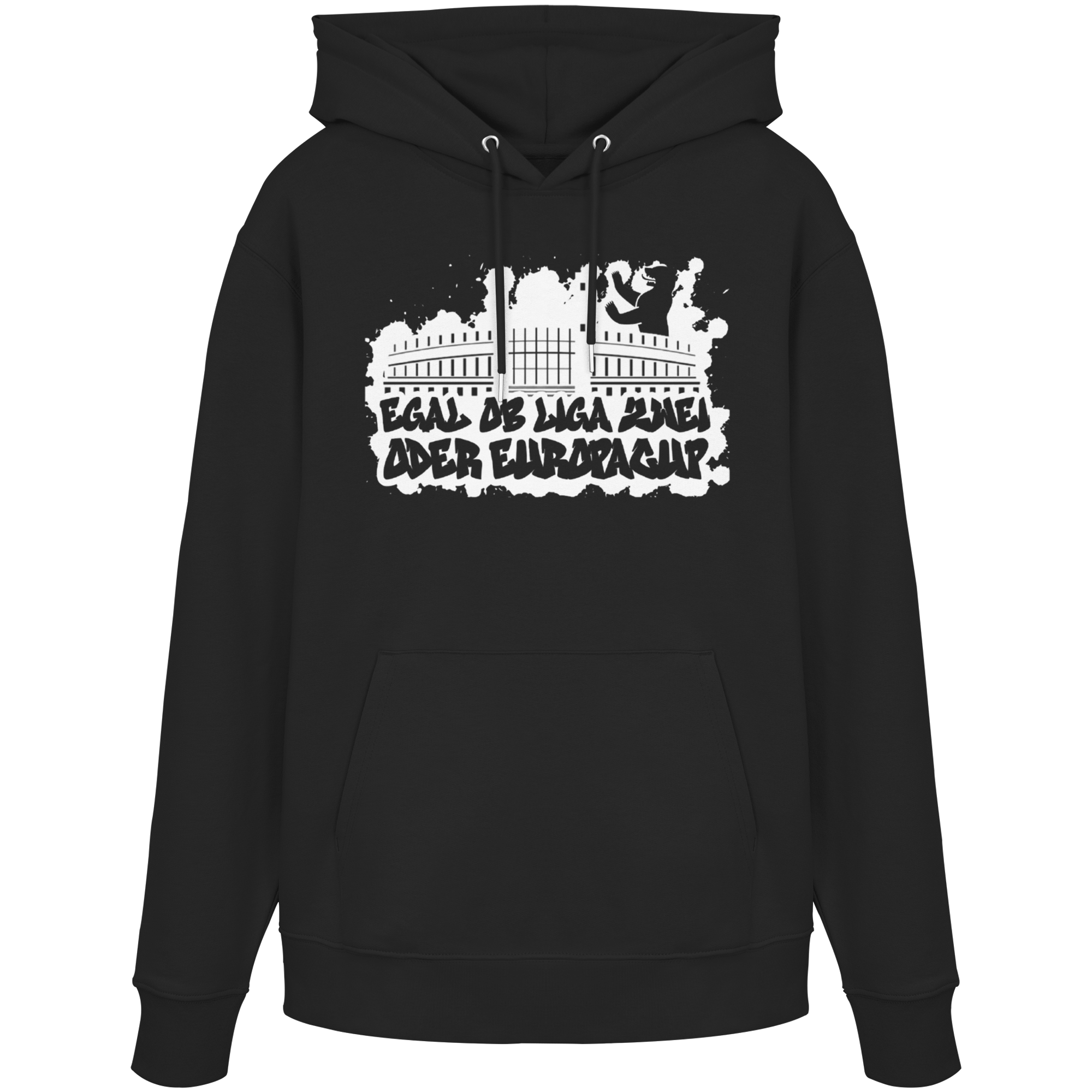 Egal ob Liga Zwei - Organic Hoodie
