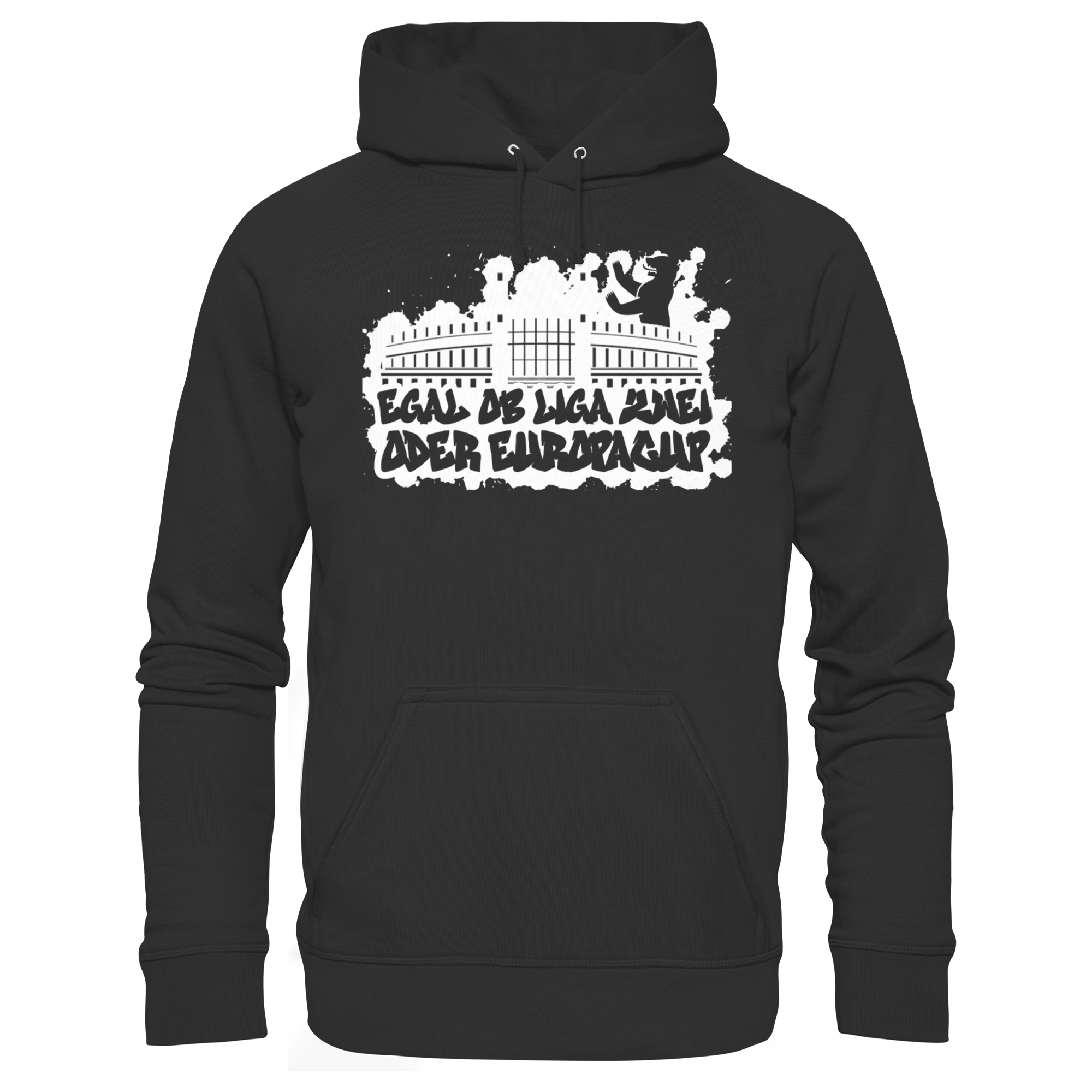 Egal ob Liga Zwei - Organic Hoodie