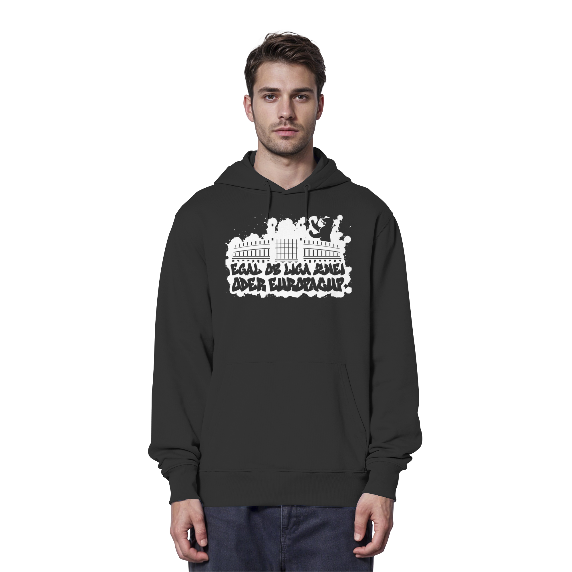 Egal ob Liga Zwei - Organic Hoodie