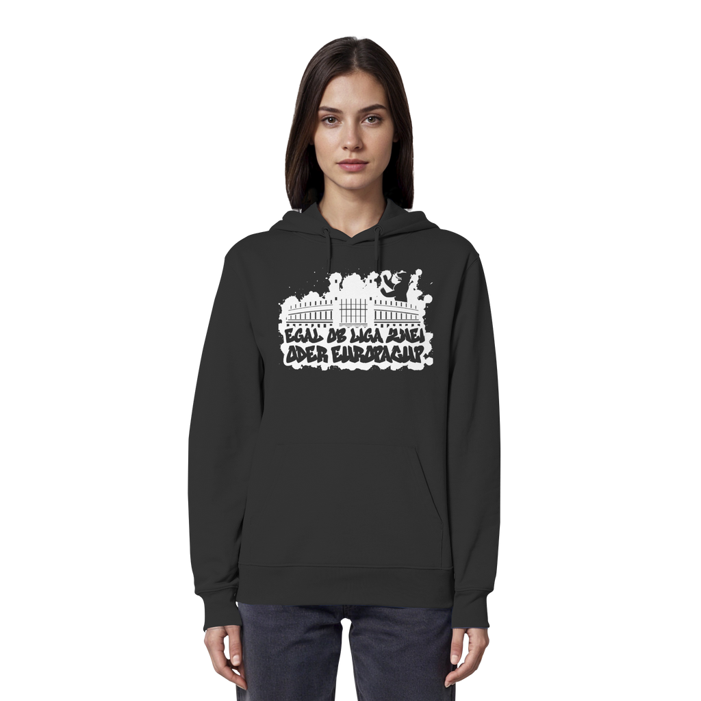 Egal ob Liga Zwei - Organic Hoodie