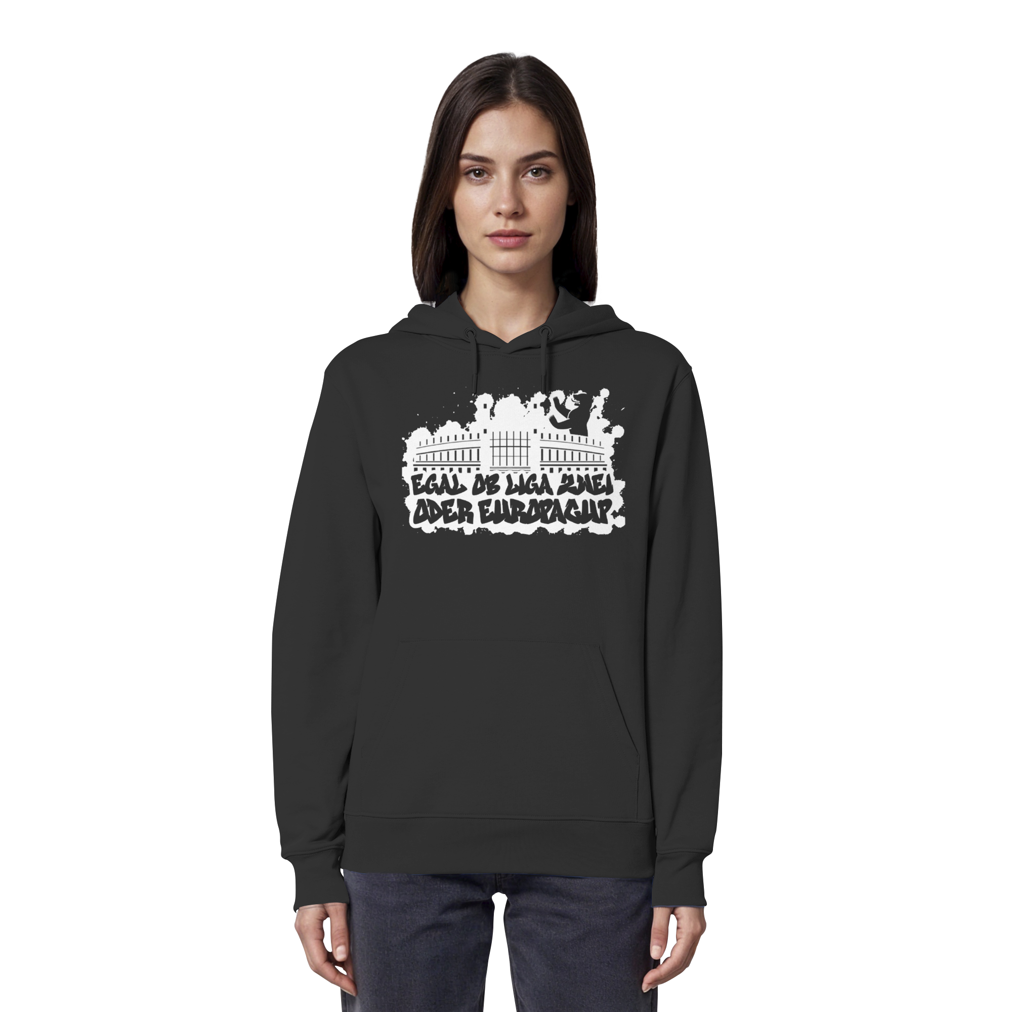 Egal ob Liga Zwei - Organic Hoodie