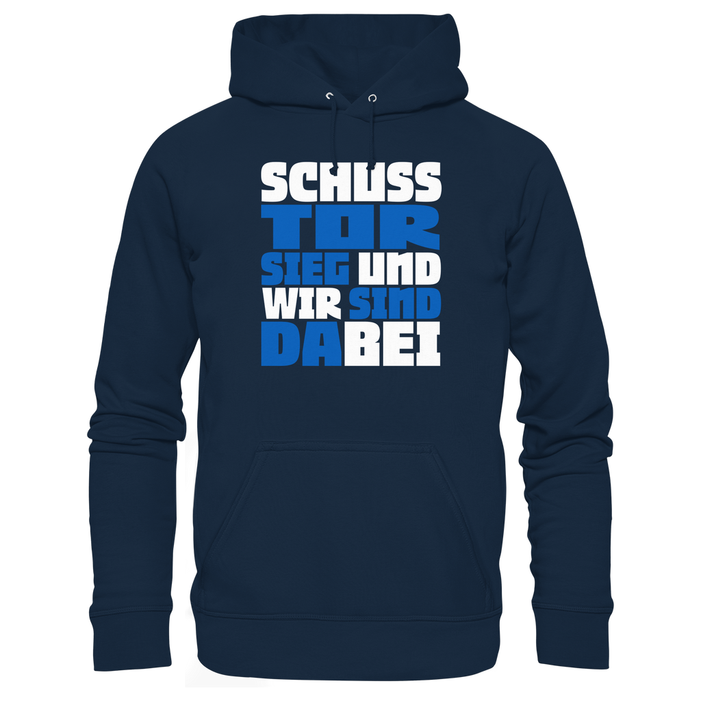 Schuss Tor Sieg - Organic Hoodie
