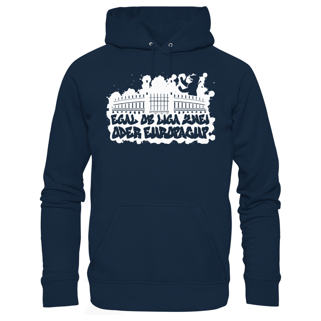 Egal ob Liga Zwei - Organic Hoodie