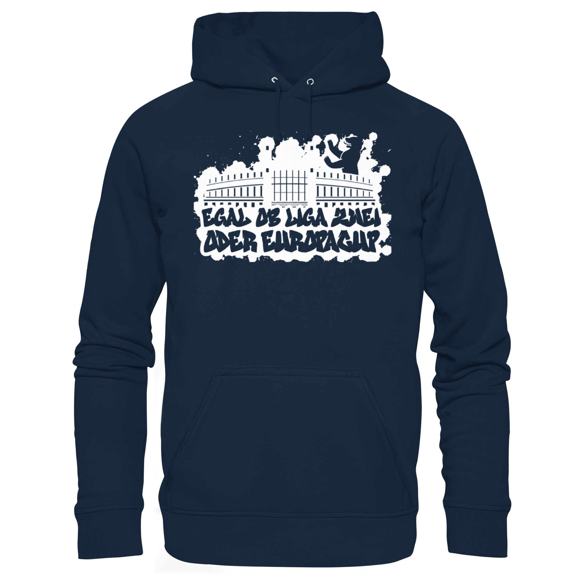 Egal ob Liga Zwei - Organic Hoodie
