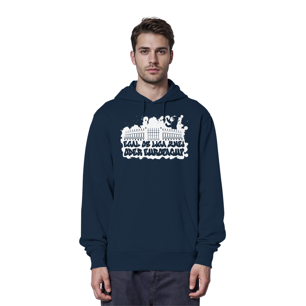 Egal ob Liga Zwei - Organic Hoodie