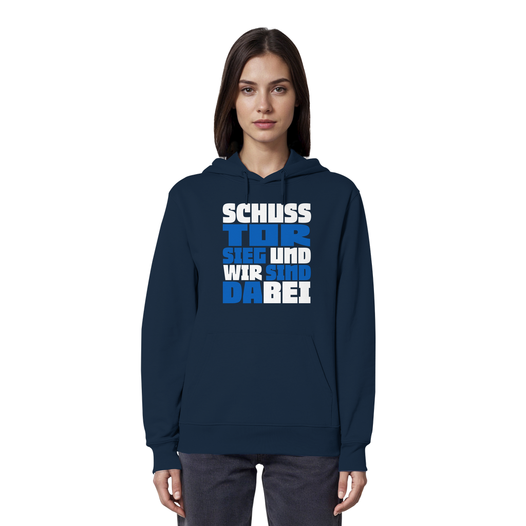 Schuss Tor Sieg - Organic Hoodie