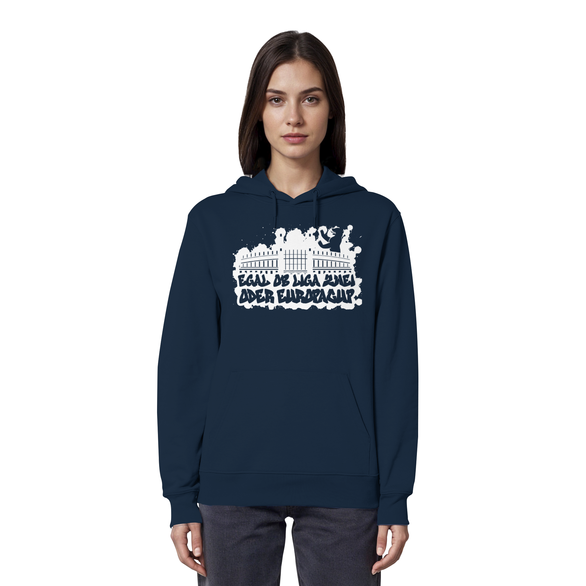 Egal ob Liga Zwei - Organic Hoodie